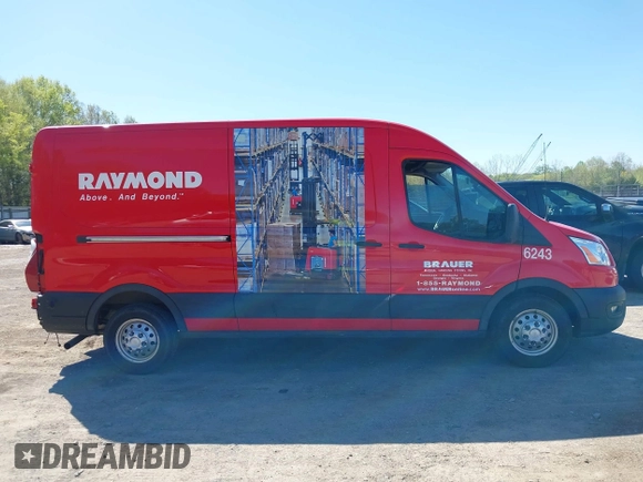 2020 Ford Transit with VIN 1FTBW2CGXLKA16243, listed as a IAAI auction lot 42005727 with 94,342 mi miles and . Bid and sale history available at carsss.com. Image 13.