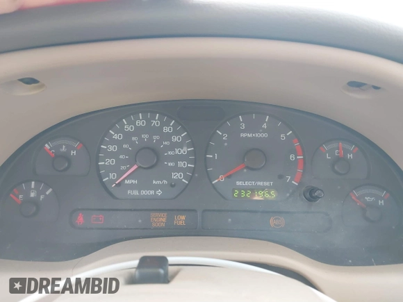 2003 Ford Mustang Standard with VIN 1FAFP40493F356695, listed as a IAAI auction lot 41775078 with 232,196 mi miles. Bid and sale history available at carsss.com. Image 7.
