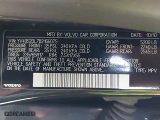 2011 Volvo XC60 3.2L with VIN YV4952DL7B2166075, listed as a IAAI auction lot 42004245 with 136,182 mi miles. Bid and sale history available at carsss.com. Image 9.