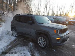 2019 Jeep Renegade Sport with VIN ZACNJBAB8KPK50966, listed as a IAAI auction lot 41340347 with 102,716 mi miles. Bid and sale history available at carsss.com. Image 1.