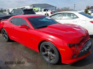 2014 Chevrolet Camaro LT with VIN 2G1FB1E32E9145267, listed as a IAAI auction lot 41844766 with 190,572 mi miles. Bid and sale history available at carsss.com. Image 1.