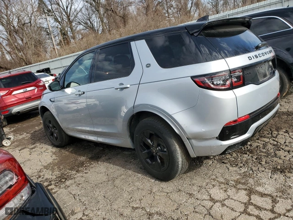 2023 Land Rover Discovery Sport S R-Dynamic with VIN SALCT2FX4PH325789, listed as a Copart auction lot 41057144 with NaN miles and Salvage Title. Bid and sale history available at carsss.com. Image 2.