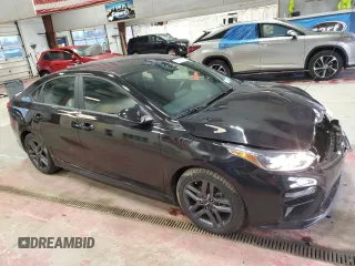 2021 Kia Forte GT-Line with VIN 3KPF34AD9ME331411, listed as a Copart auction lot 51669375 with 24,391 mi miles and Salvage Title. Bid and sale history available at carsss.com. Image 4.
