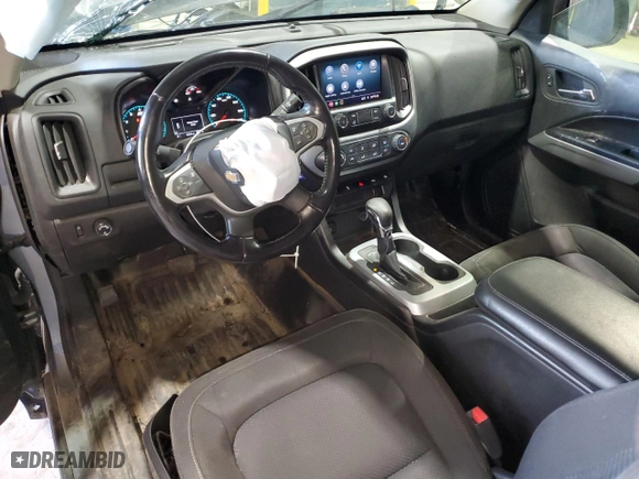 2022 Chevrolet Colorado 2WD LT with VIN 1GCHSCEA0N1179559, listed as a Copart auction lot 53234055 with 55,214 mi miles and Clean Title. Bid and sale history available at carsss.com. Image 8.