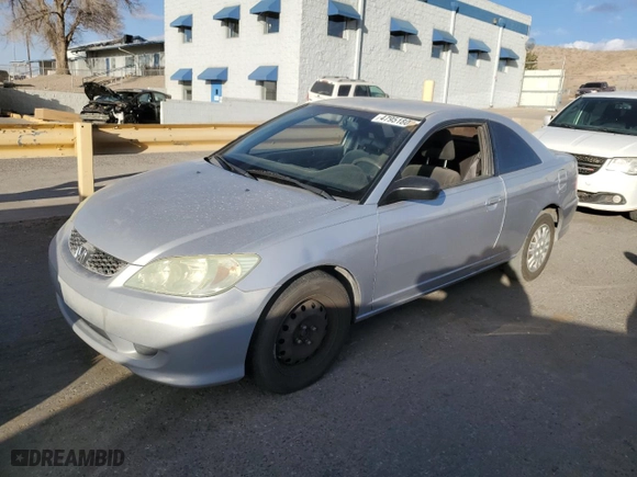 2004 Honda Civic LX with VIN 1HGEM21524L063915, listed as a Copart auction lot 47951805 with 172,877 mi miles and Salvage Title. Bid and sale history available at carsss.com. Image 1.