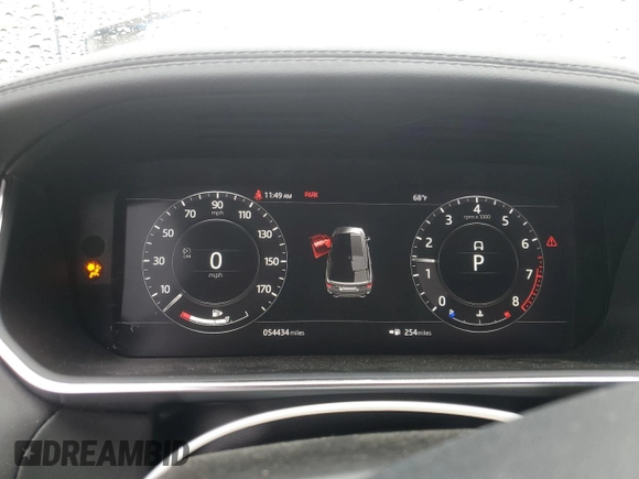 2019 Land Rover Range Rover Sport Dynamic with VIN SALWR2RE2KA858473, listed as a Copart auction lot 56019275 with 54,434 mi miles and Salvage title. Bid and sale history available at DreamBid. Image 9.