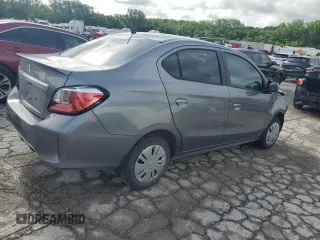 2023 Mitsubishi Mirage ES with VIN ML32FUFJ6PHF01751, listed as a Copart auction lot 53667854 with 32,685 mi miles and Salvage title. Bid and sale history available at DreamBid. Image 3.