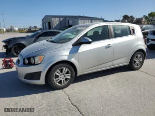 2014 Chevrolet Sonic LT with VIN 1G1JC6SH0E4213296, listed as a Copart auction lot 52858575 with 106,050 mi miles and Clean Title. Bid and sale history available at carsss.com. Image 1.