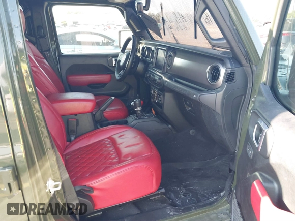 2021 Jeep Wrangler Unlimited 80th Anniversary with VIN 1C4HJXDN6MW685090, listed as a IAAI auction lot 41816088 with 31,546 mi miles and . Bid and sale history available at DreamBid. Image 5.
