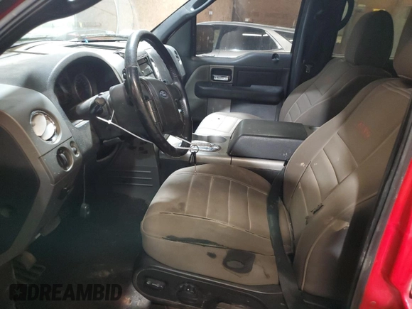 2006 Ford F-150 XLT with VIN 1FTPW04576KD15913, listed as a Copart auction lot 77202854 with 238,456 mi miles and Salvage Title. Bid and sale history available at carsss.com. Image 7.