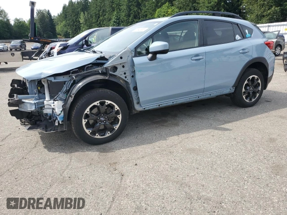 2021 Subaru Crosstrek Premium with VIN JF2GTAPC5MH241346, listed as a Copart auction lot 60843865 with 30,147 mi miles and Salvage title. Bid and sale history available at DreamBid. Image 1.