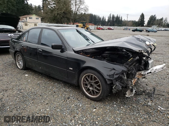 2001 BMW 5 Series 530iA with VIN WBADT63421CF05077, listed as a Copart auction lot 87458184 with 208,351 mi miles and Salvage Title. Bid and sale history available at carsss.com. Image 4.