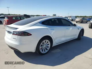 2016 Tesla Model S 90D with VIN 5YJSA1E49GF159988, listed as a Copart auction lot 76457024 with Not Provided miles and Salvage Title. Bid and sale history available at DreamBid. Image 3.