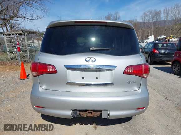 2011 Infiniti QX56 7-passenger with VIN JN8AZ2NE4B9003884, listed as a IAAI auction lot 41790480 with 108,118 mi miles. Bid and sale history available at carsss.com. Image 17.