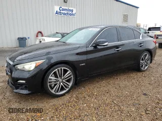 2014 Infiniti Q50 Hybrid Sport with VIN JN1AV7AR7EM702993, listed as a Copart auction lot 83265454 with 119,804 mi miles and Clean Title. Bid and sale history available at carsss.com. Image 1.