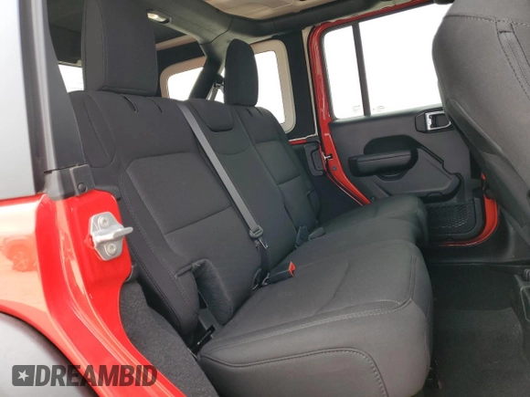 2023 Jeep Wrangler Sport with VIN 1C4HJXDG3PW584885, listed as a Copart auction lot 86057344 with 13,504 mi miles and Salvage Title. Bid and sale history available at DreamBid. Image 11.