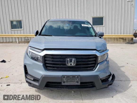 2023 Honda Ridgeline RTL-E with VIN 5FPYK3F76PB036572, listed as a Copart auction lot 54717085 with 34,516 mi miles and Salvage title. Bid and sale history available at DreamBid. Image 5.