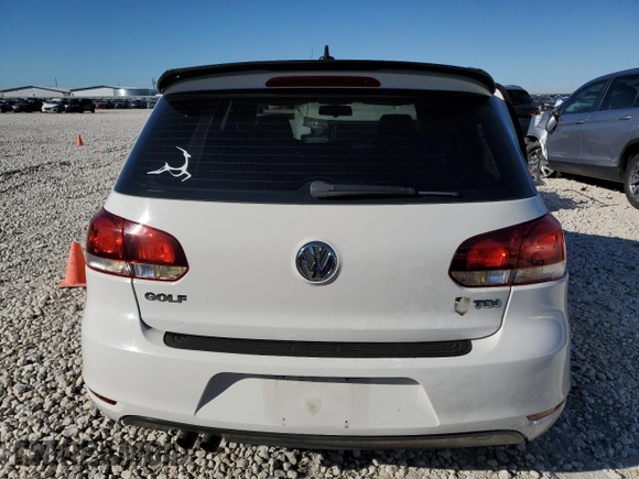 2013 Volkswagen Golf TDI w/Sunroof & Nav with VIN WVWNM7AJ0DW055514, listed as a Copart auction lot 81526564 with 111,386 mi miles and Salvage title. Bid and sale history available at DreamBid. Image 6.