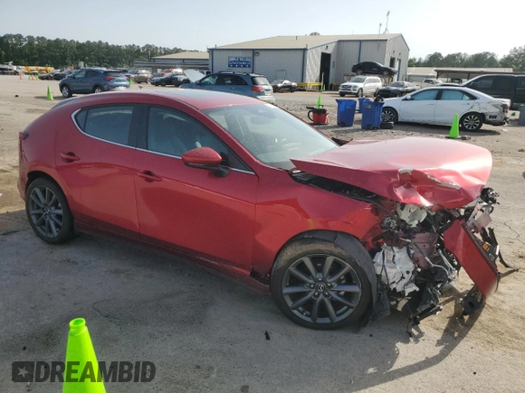 2024 Mazda 3 S Preferred with VIN JM1BPALM2R1652795, listed as a Copart auction lot 57056355 with 12,100 mi miles and Salvage title. Bid and sale history available at DreamBid. Image 4.