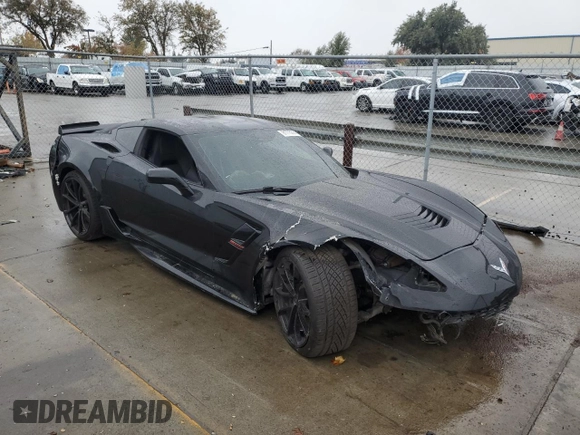 2019 Chevrolet Corvette Grand Sport 1LT z VIN 1G1YW2D78K5119210, wystawiony jako Copart lot #81775314 z przebiegiem Nie podano mil oraz Szkoda całkowita • Salvage title. Historia ofert i sprzedaży dostępna na DreamBid. Obrazek 5.