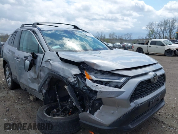 2023 Toyota RAV4 XLE Premium with VIN 2T3A1RFV1PC357297, listed as a IAAI auction lot 42056638 with 22,414 mi miles and . Bid and sale history available at DreamBid. Image 1.