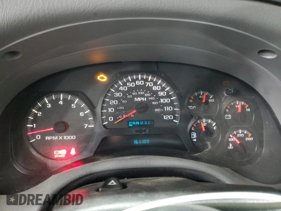 2005 Chevrolet TrailBlazer LS with VIN 1GNDT13S452254759, listed as a Copart auction lot 70196224 with 161,109 mi miles and Salvage Title. Bid and sale history available at DreamBid. Image 9.