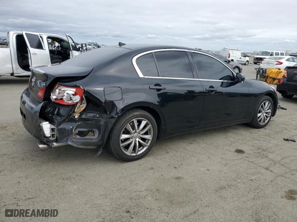 2007 Infiniti G35 Sedan Sport with VIN JNKBV61E77M726852, listed as a Copart auction lot 47409805 with 107,188 mi miles and Salvage Title. Bid and sale history available at carsss.com. Image 3.