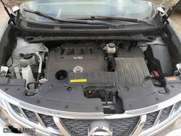 2014 Nissan Murano LE with VIN JN8AZ1MU6EW404314, listed as a Copart auction lot 76243494 with 112,167 mi miles and Salvage Title. Bid and sale history available at carsss.com. Image 14.