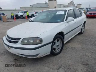 2001 Chevrolet Impala LS z VIN 2G1WH55K419267149, wystawiony jako IAAI lot #42125294 z przebiegiem 116 852 mil mil oraz . Historia ofert i sprzedaży dostępna na DreamBid. Obrazek 2.