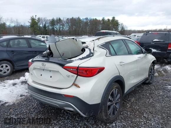 2017 Infiniti QX30 Premium with VIN SJKCH5CR5HA030269, listed as a IAAI auction lot 40977881 with 54,891 mi miles and . Bid and sale history available at DreamBid. Image 6.
