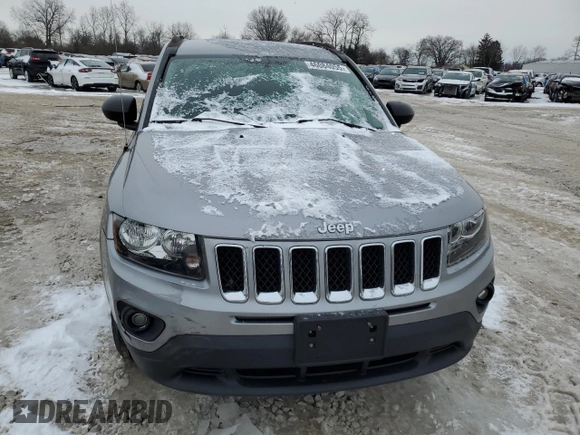 2017 Jeep Compass Sport with VIN 1C4NJCBB8HD133046, listed as a Copart auction lot 46084055 with 67,168 mi miles and Salvage Title. Bid and sale history available at carsss.com. Image 5.