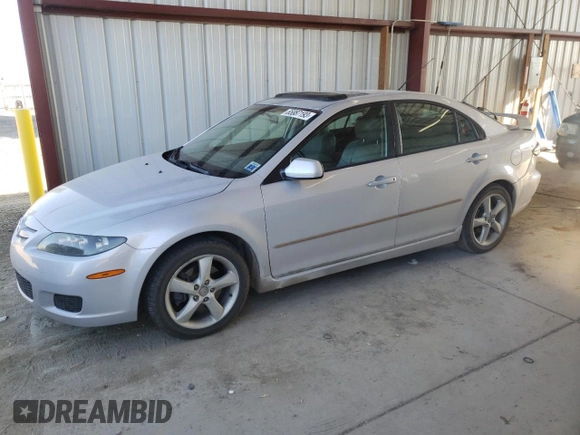 2007 Mazda 6 i Sport VE with VIN 1YVHP84C975M02334, listed as a Copart auction lot 45451684 with 129,732 mi miles and Clean Title. Bid and sale history available at DreamBid. Image 1.