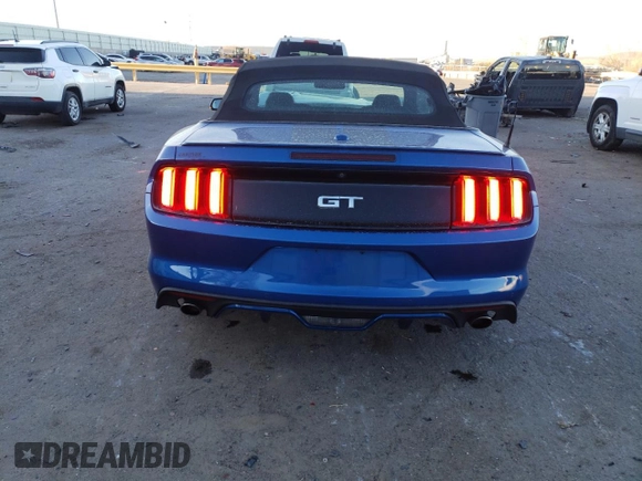 2017 Ford Mustang GT Premium with VIN 1FATP8FF4H5252731, listed as a Copart auction lot 48632395 with 43,951 mi miles and Salvage Title. Bid and sale history available at carsss.com. Image 6.
