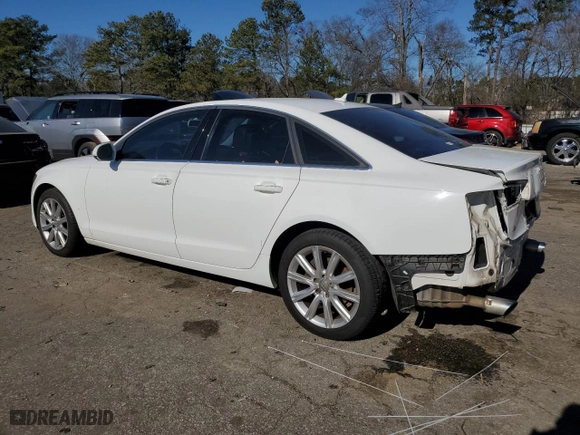 2013 Audi A6 2.0T Premium Plus with VIN WAUDFAFC4DN143787, listed as a Copart auction lot 84409374 with 110520 miles and Salvage Title. Bid and sale history available at carsss.com. Image 2.
