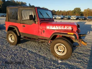 1994 Jeep Wrangler S with VIN 1J4FY19P2RP406658, listed as a Copart auction lot 76164404 with 151,449 mi miles and Salvage Title. Bid and sale history available at carsss.com. Image 4.