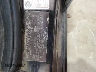 2009 Kia Spectra EX with VIN KNAFE221595027222, listed as a Copart auction lot 71863644 with Not Provided miles and Clean Title. Bid and sale history available at carsss.com. Image 12.