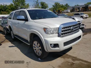 2016 Toyota Sequoia Platinum with VIN 5TDDW5G11GS129349, listed as a Copart auction lot 68939034 with 177,844 mi miles and Salvage Title. Bid and sale history available at carsss.com. Image 4.