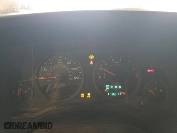 2007 Jeep Patriot Sport with VIN 1J8FF28W67D345719, listed as a Copart auction lot 42592055 with 118,277 mi miles and Salvage Title. Bid and sale history available at DreamBid. Image 9.