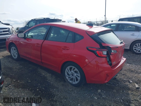 2024 Subaru Impreza with VIN JF1GUABC4R8879894, listed as a IAAI auction lot 41933734 with 6,690 mi miles and . Bid and sale history available at DreamBid. Image 3.