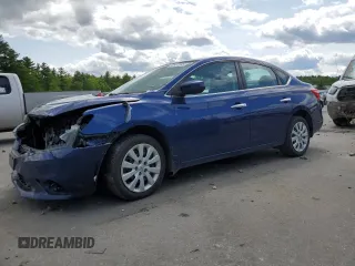 2017 Nissan Sentra S with VIN 3N1AB7AP1HY380070, listed as a Copart auction lot 58475355 with 93,166 mi miles and Salvage title. Bid and sale history available at DreamBid. Image 1.
