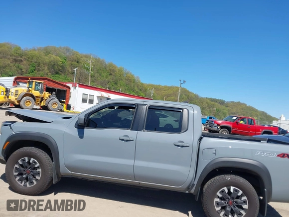 2024 Nissan Frontier SV with VIN 1N6ED1EK8RN668698, listed as a IAAI auction lot 42096224 with 5,295 mi miles and . Bid and sale history available at DreamBid. Image 14.