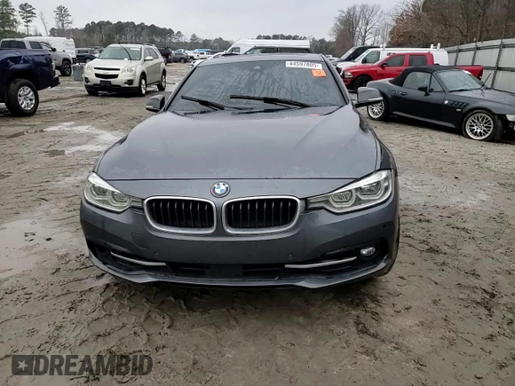 2018 BMW 3 Series 330i with VIN WBA8B9G50JNU99595, listed as a Copart auction lot 44597805 with Not provided miles and Salvage title. Bid and sale history available at DreamBid. Image 11.