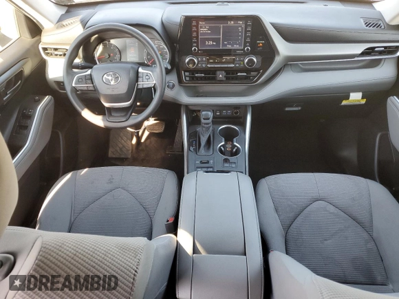 2022 Toyota Highlander L z VIN 5TDCZRBH2NS234381, wystawiony jako Copart lot #48407625 z przebiegiem 45 260 mil mil oraz Szkoda całkowita • Salvage title. Historia ofert i sprzedaży dostępna na DreamBid. Obrazek 8.