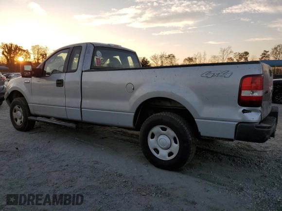 2007 Ford F-150 XL with VIN 1FTRF14V97NA49566, listed as a Copart auction lot 82015904 with 116,627 mi miles and Salvage title. Bid and sale history available at DreamBid. Image 2.