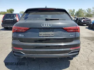 2020 Audi Q3 S line Premium with VIN WA1DECF35L1117748, listed as a Copart auction lot 52718865 with 33,847 mi miles and Clean Title. Bid and sale history available at carsss.com. Image 6.