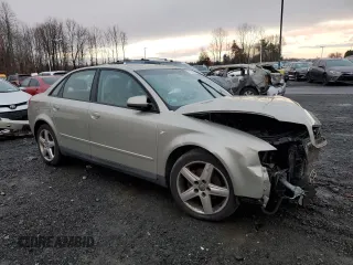 2004 Audi A4 1.8T with VIN WAULC68E84A051444, listed as a Copart auction lot 81149274 with 115,307 mi miles and Salvage Title. Bid and sale history available at carsss.com. Image 4.