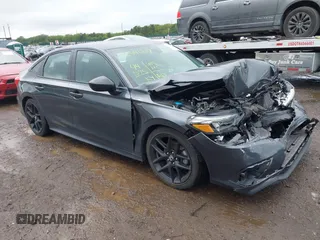 2023 Honda Civic Sport with VIN 2HGFE2F5XPH515699, listed as a IAAI auction lot 42441217 with 44,595 mi miles and . Bid and sale history available at DreamBid. Image 1.