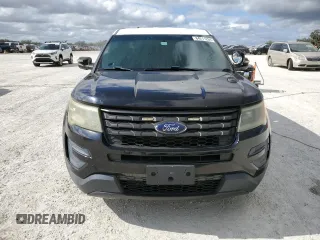 2016 Ford Utility Police Interceptor with VIN 1FM5K8AR8GGC26327, listed as a Copart auction lot 84211204 with 0 mi miles and Salvage Title. Bid and sale history available at carsss.com. Image 5.