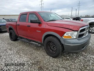 2010 Dodge 1500 SLT with VIN 1D7RV1CP9AS113819, listed as a Copart auction lot 42419735 with 184,566 mi miles and Salvage Title. Bid and sale history available at carsss.com. Image 4.