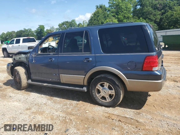2003 Ford Expedition Eddie Bauer с VIN 1FMPU17L63LA61764, выставлен на аукционе Copart как лот 57973855 с пробегом 226 860 миль миль и Списание • Salvage title. История ставок и продаж доступна на DreamBid. Изображение 2.